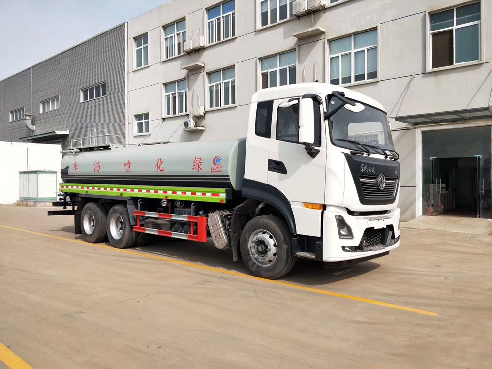 國六18立方東風(fēng)天龍后雙橋灑水車