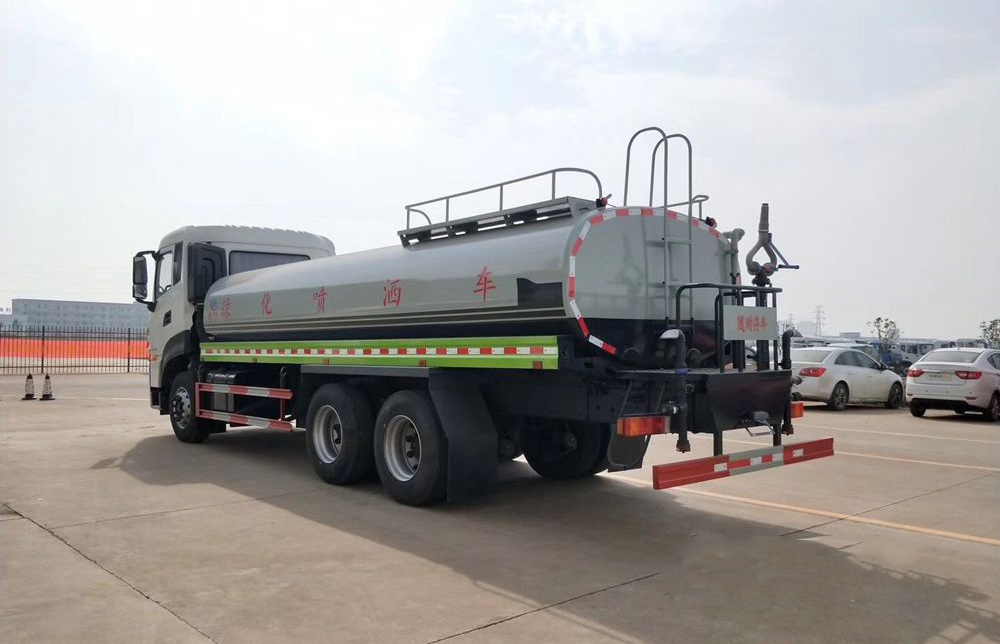 國六18立方東風(fēng)天龍后雙橋灑水車