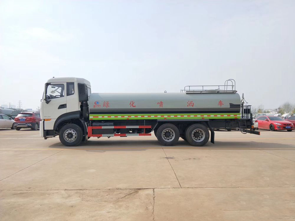 國六18立方東風(fēng)天龍后雙橋灑水車
